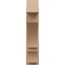 Ekena Millwork 8-in W x 24-in D x 36-in H Balboa Block Rough Cedar Woodgrain TimberThane Outlooker, Primed Tan OUTUR080X24X36BOA44RCPR - alternate 2